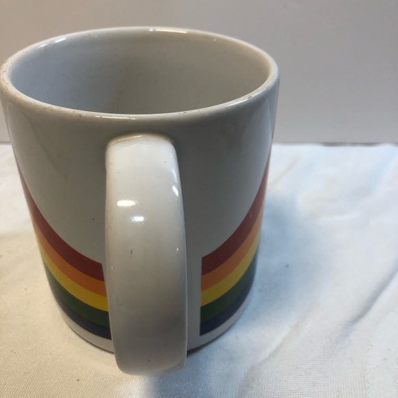 Vintage 1984 F.T.D.A. Rainbow Coffee Mug Made in Korea Pride LGBTQ - Picture 10 of 15